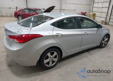 2013 Hyundai Elantra Gls from USA, damaged, VIN 5NPDH4AE3DH161124